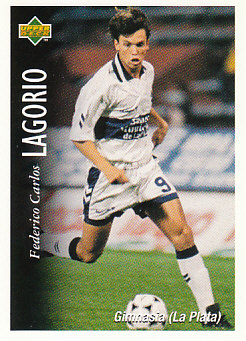 Federico Carlos Lagorio Gimnasia 1995 Upper Deck Futbol Argentina #131